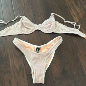 Small triangle bikini sparkling